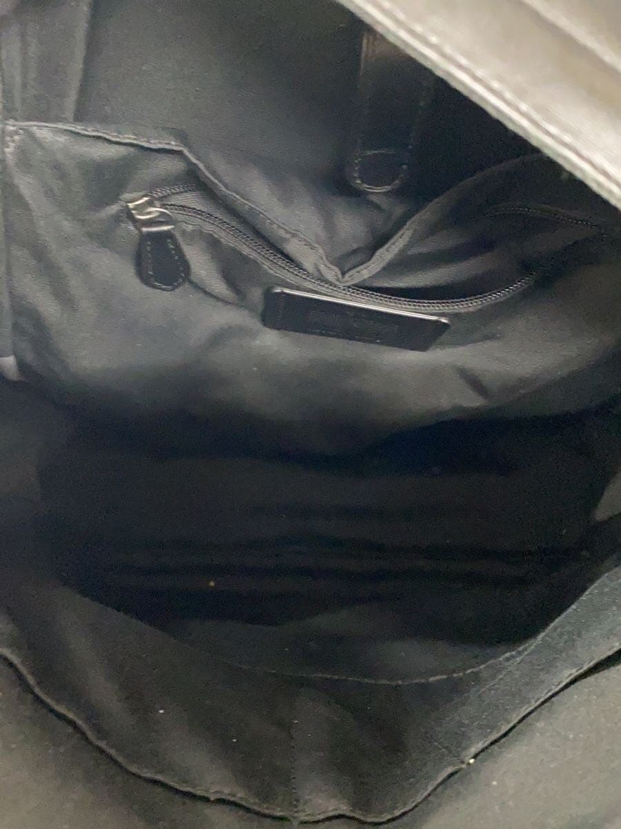 COACH Backpack Leather Black F55398 6