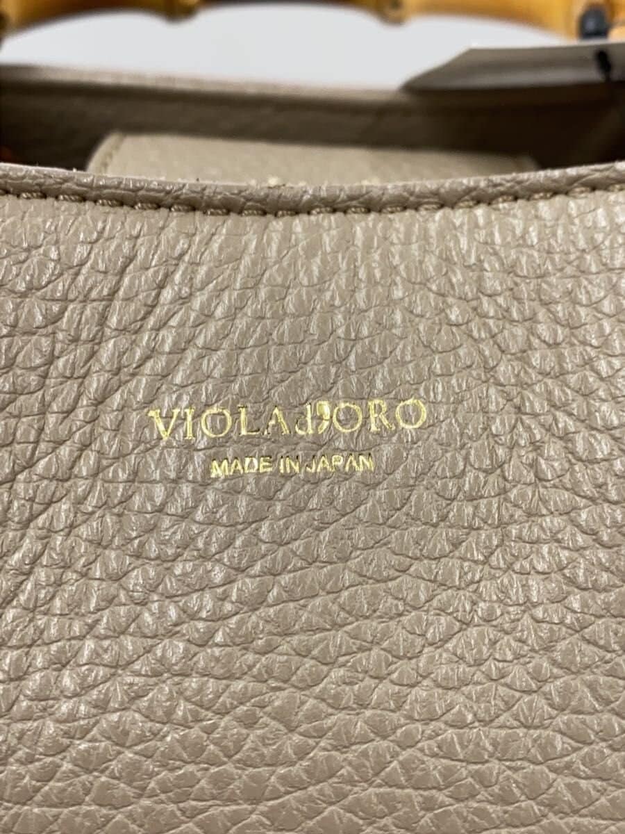 VIOLAd’ORO handbag -- BEG plain 5