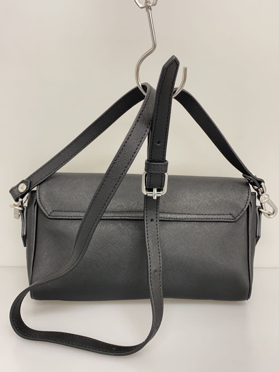 Vivienne Westwood Shoulder Bag Leather BLK 3