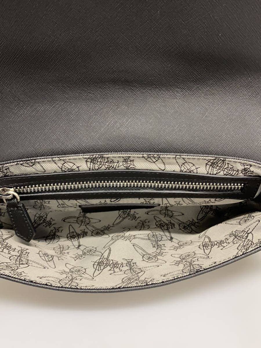 Vivienne Westwood Shoulder Bag Leather BLK 6