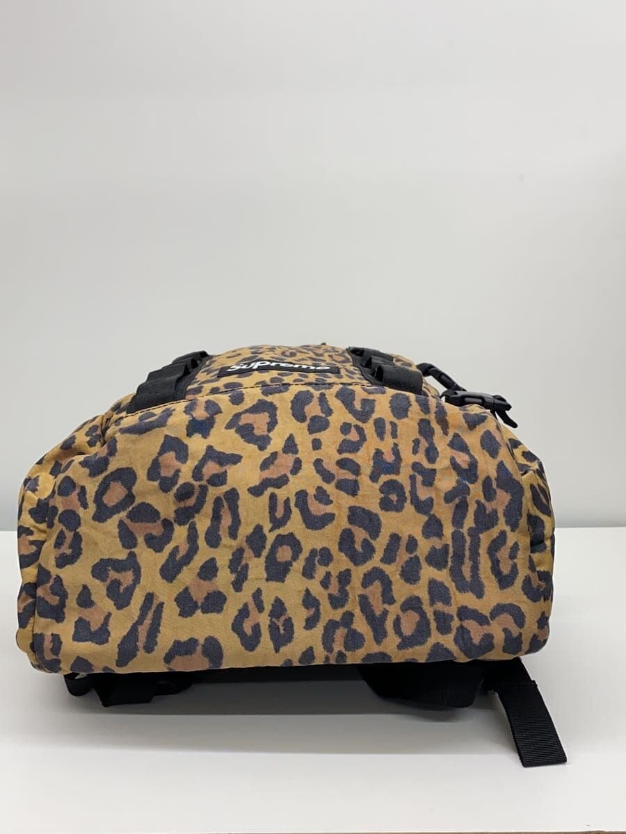 Supreme20AW Backpack Leopard Backpack Nylon BEG Animal 4