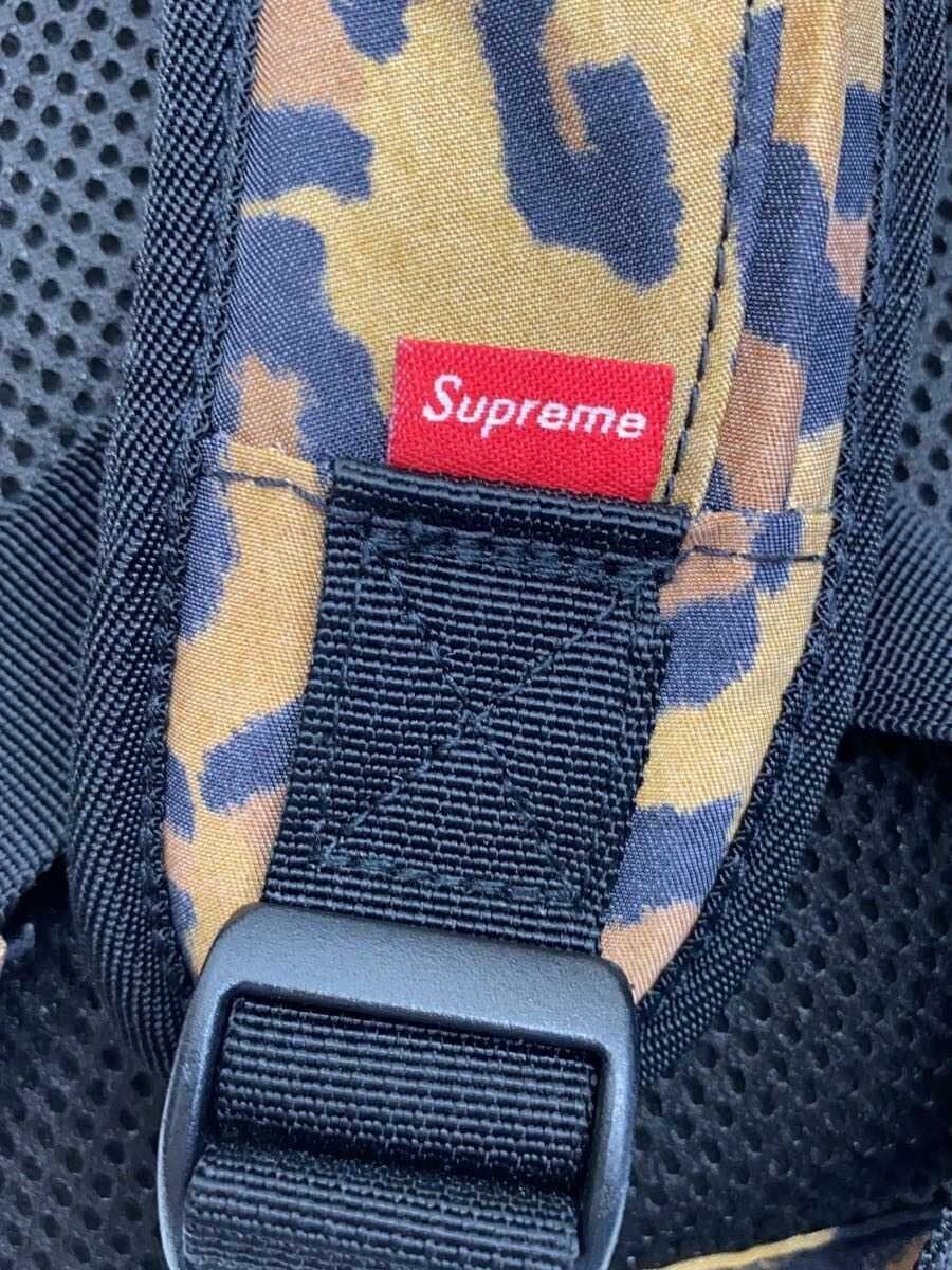 Supreme20AW Backpack Leopard Backpack Nylon BEG Animal 8