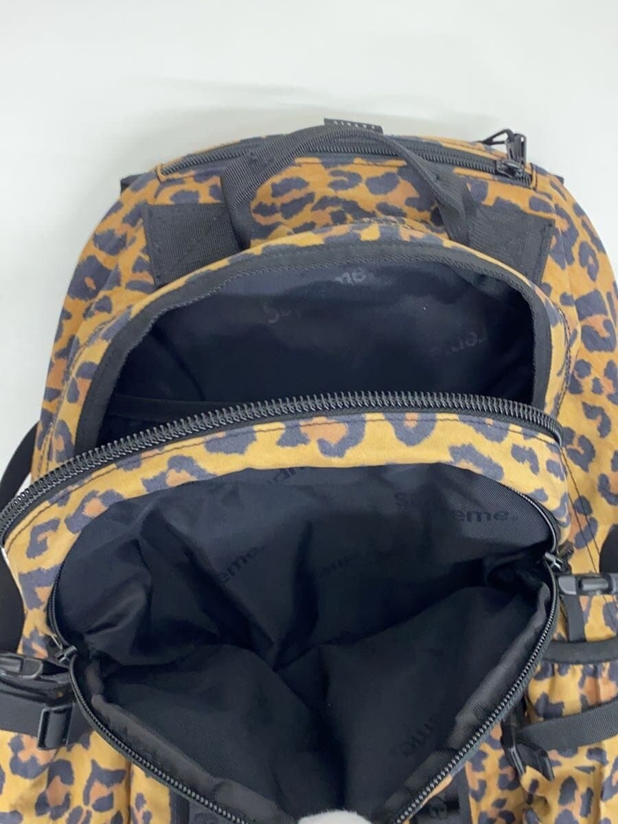 Supreme20AW Backpack Leopard Backpack Nylon BEG Animal 9