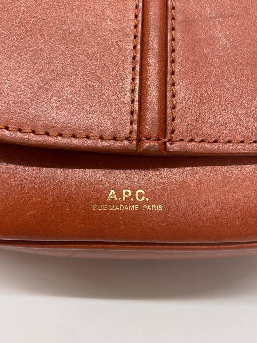A.P.C.BETTY Shoulder Bag Leather BRW 5