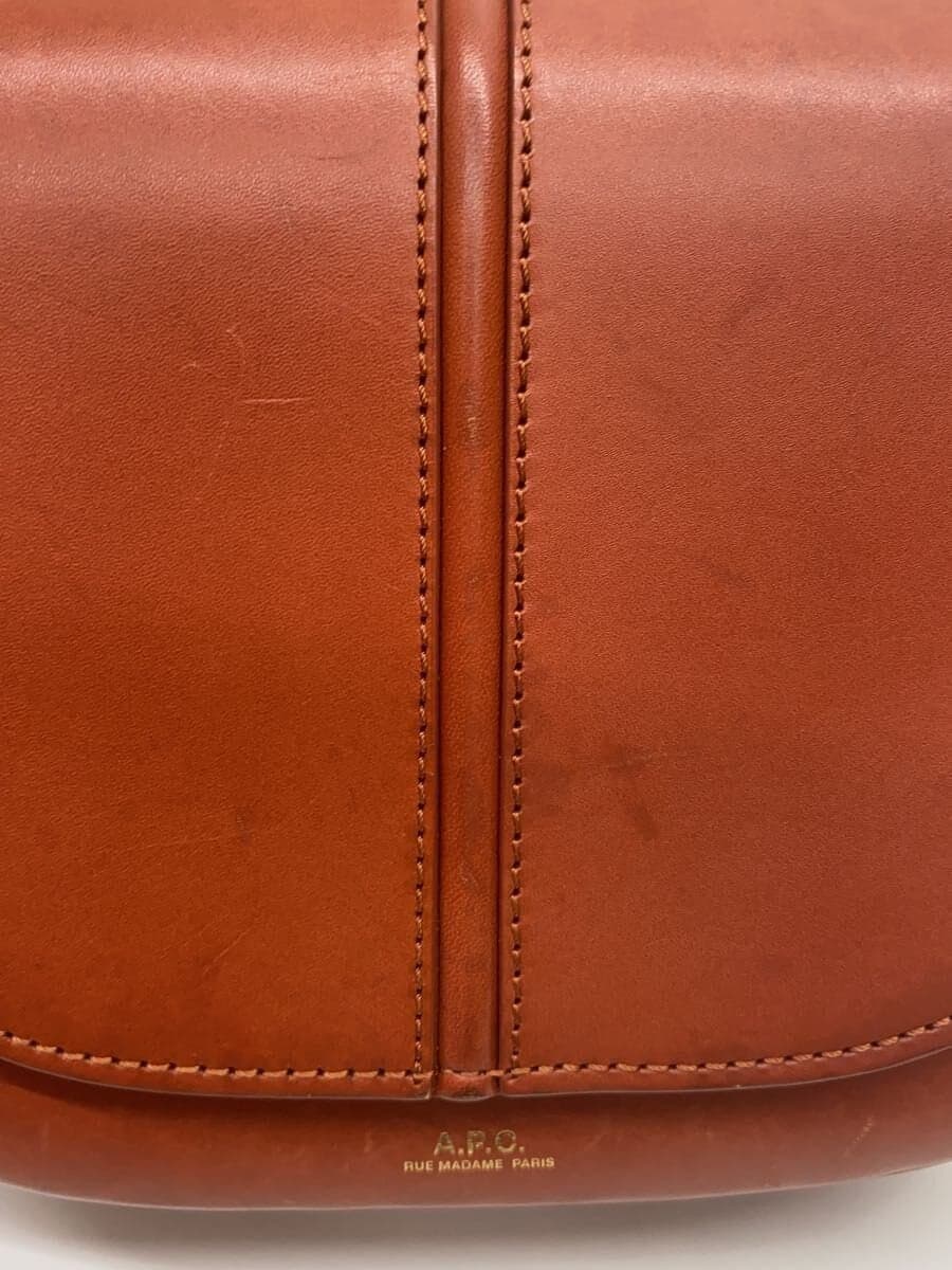 A.P.C.BETTY Shoulder Bag Leather BRW 9
