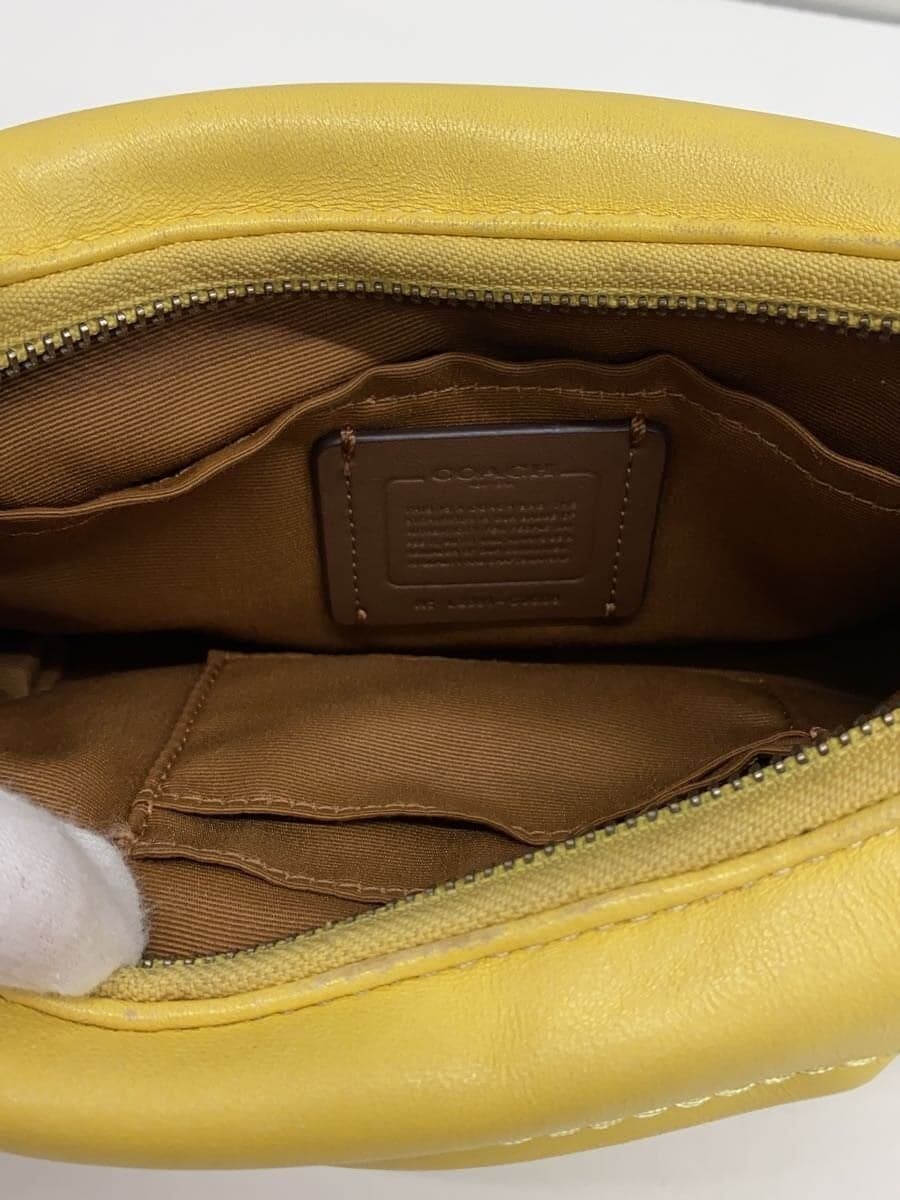 COACH Shoulder Bag -- YLW Solid CJ608 6