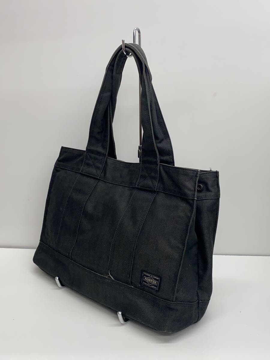 PORTER Smoky Tote Bag Canvas BLK 2