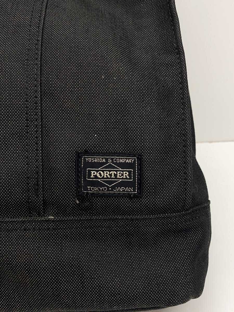 PORTER Smoky Tote Bag Canvas BLK 5