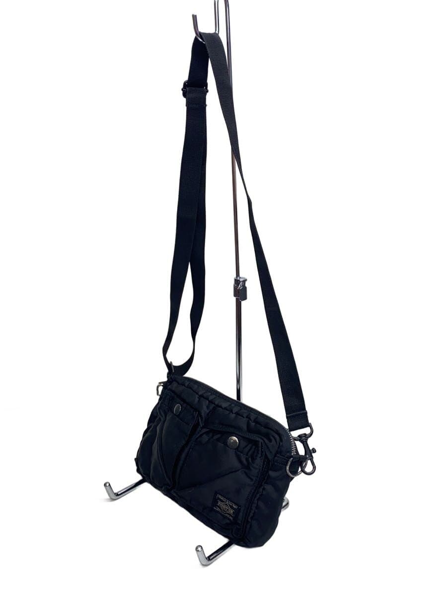 PORTER shoulder bag nylon BLK plain 2