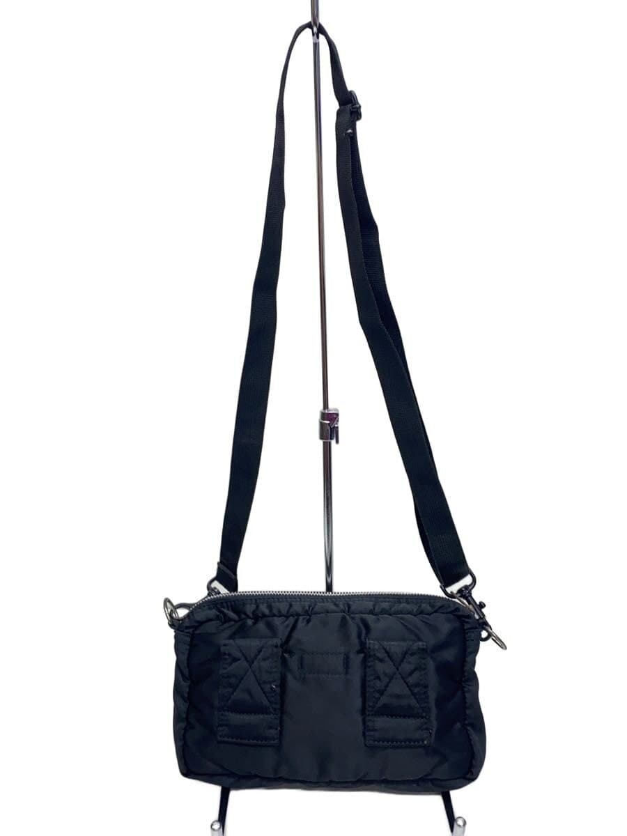 PORTER shoulder bag nylon BLK plain 3