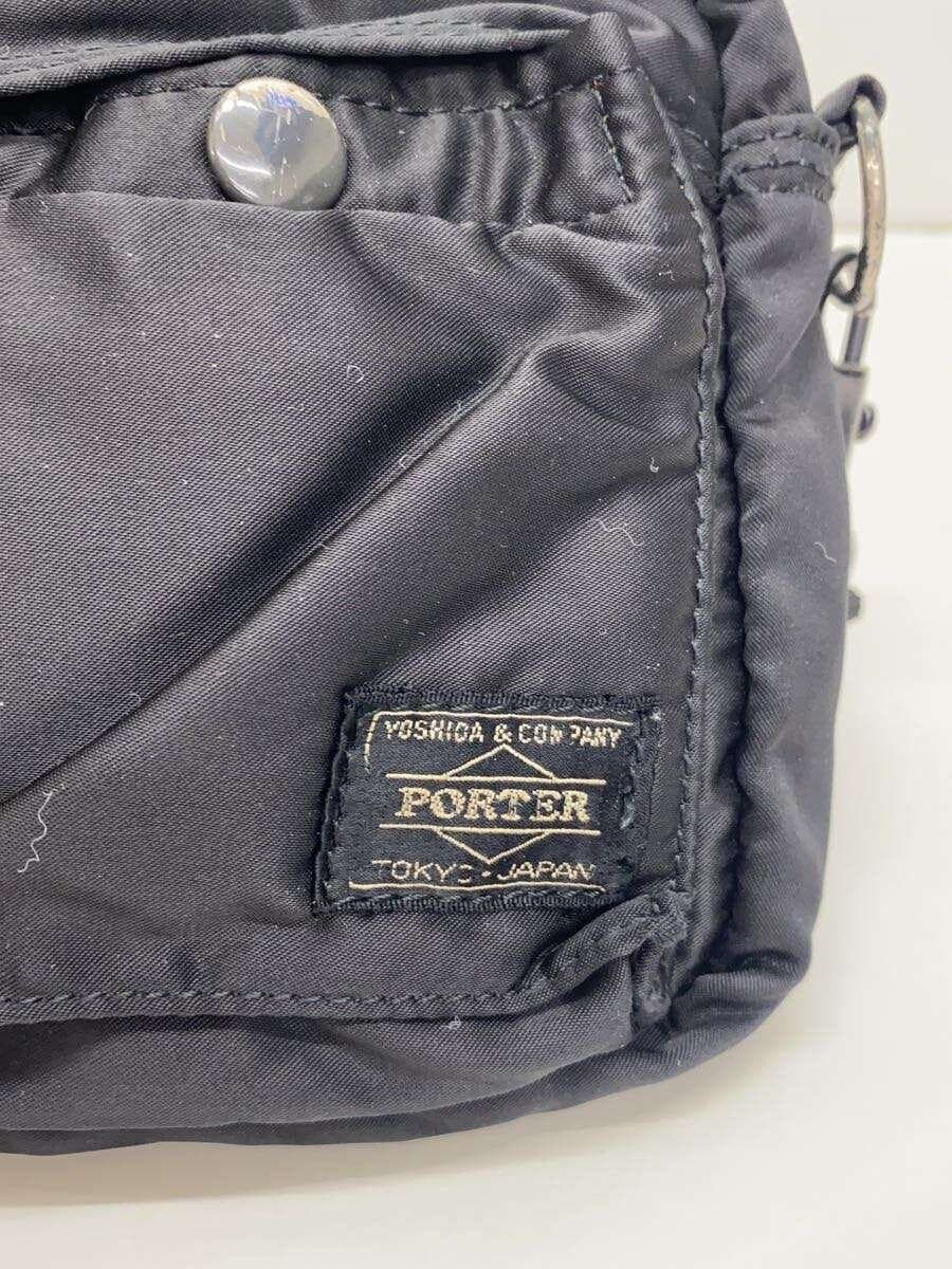 PORTER shoulder bag nylon BLK plain 5