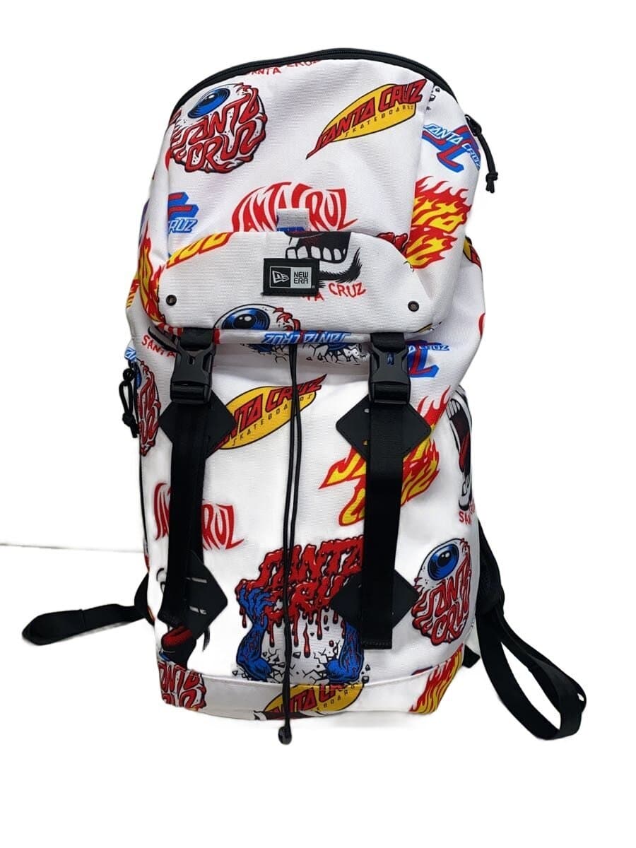 NEW ERA × SANTA CRUZ Backpack Polyester WHT