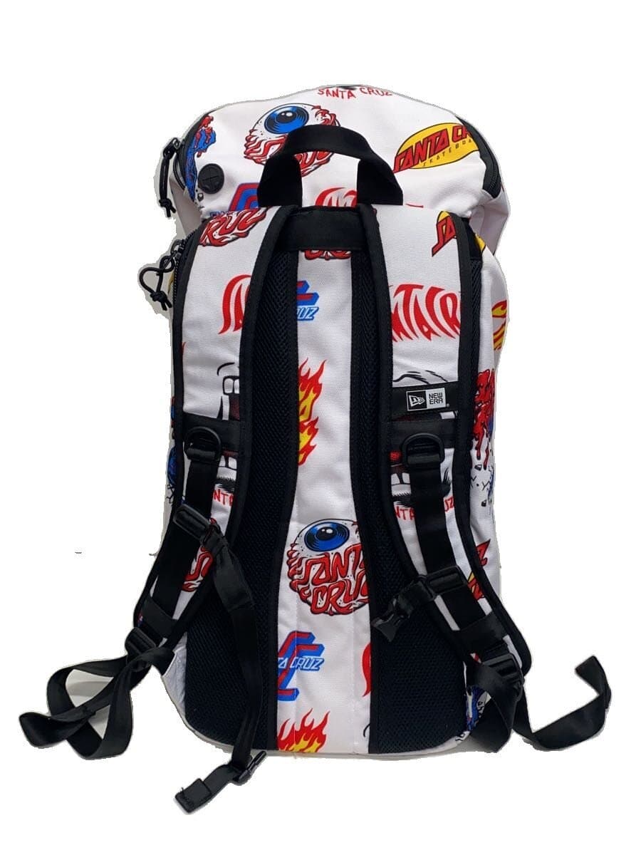 NEW ERA × SANTA CRUZ Backpack Polyester WHT 3