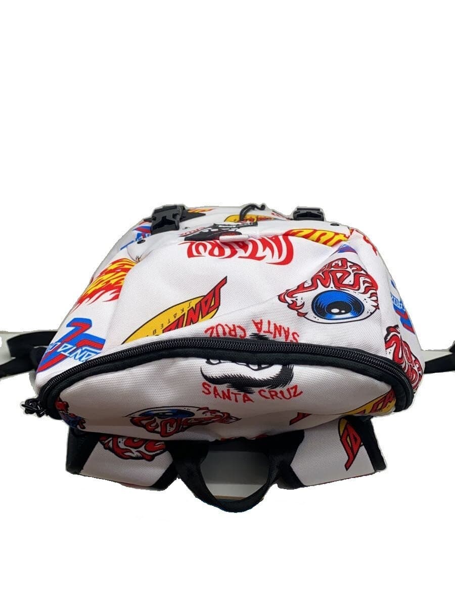 NEW ERA × SANTA CRUZ Backpack Polyester WHT 4