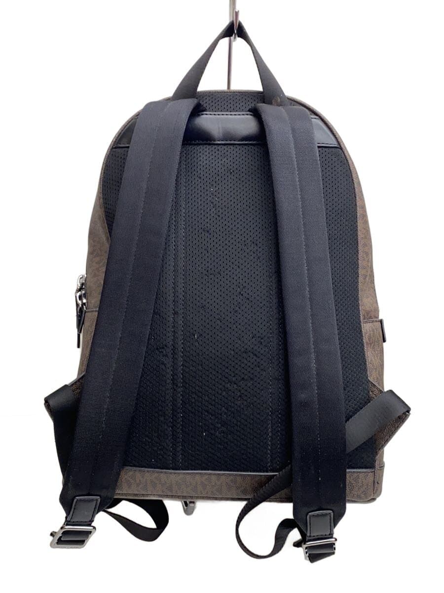 MICHAEL KORS Backpack PVC Brown All-over Print 37U9LCRB3B 3