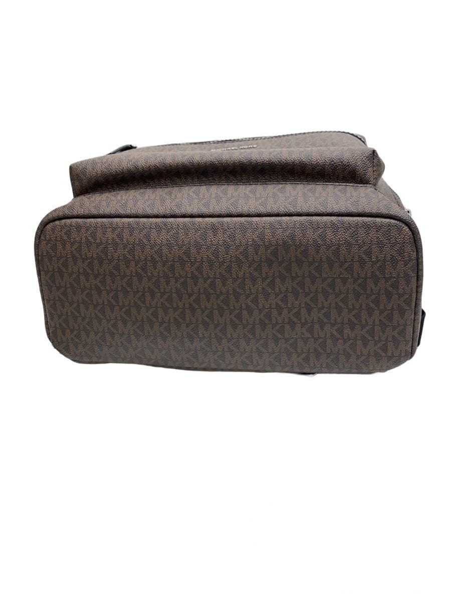 MICHAEL KORS Backpack PVC Brown All-over Print 37U9LCRB3B 4