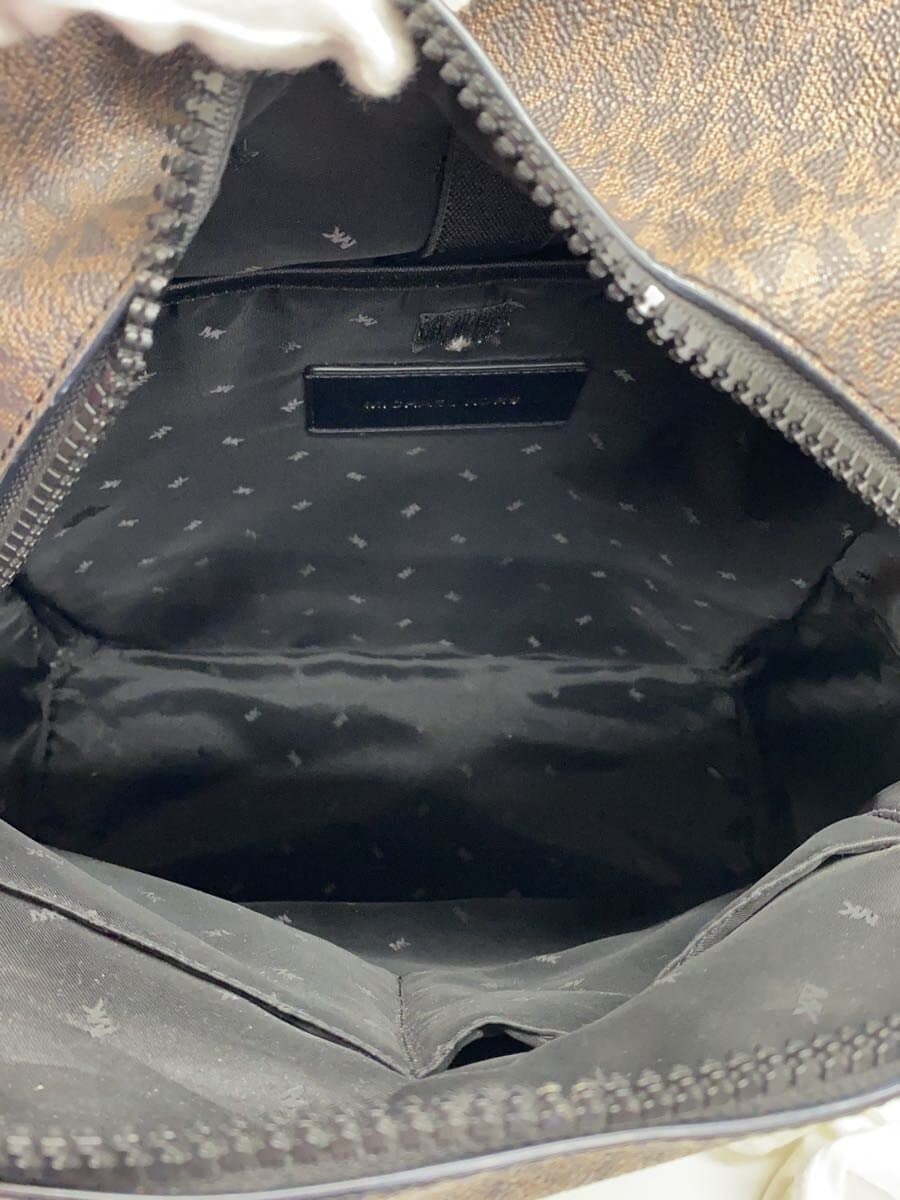 MICHAEL KORS Backpack PVC Brown All-over Print 37U9LCRB3B 6