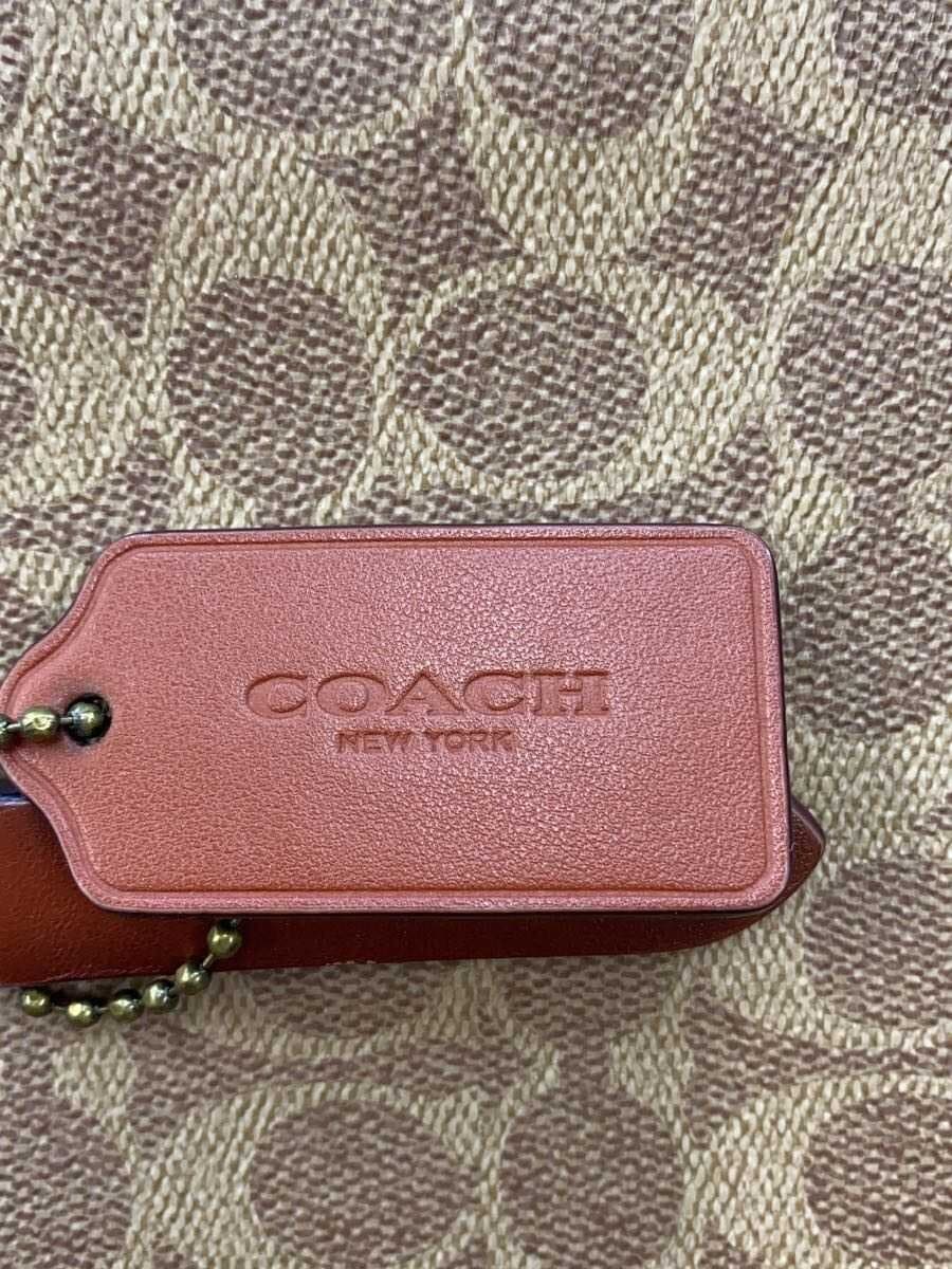 COACH Shoulder Bag PVC BRW All Over Pattern 31210 Charlie Carryall 5