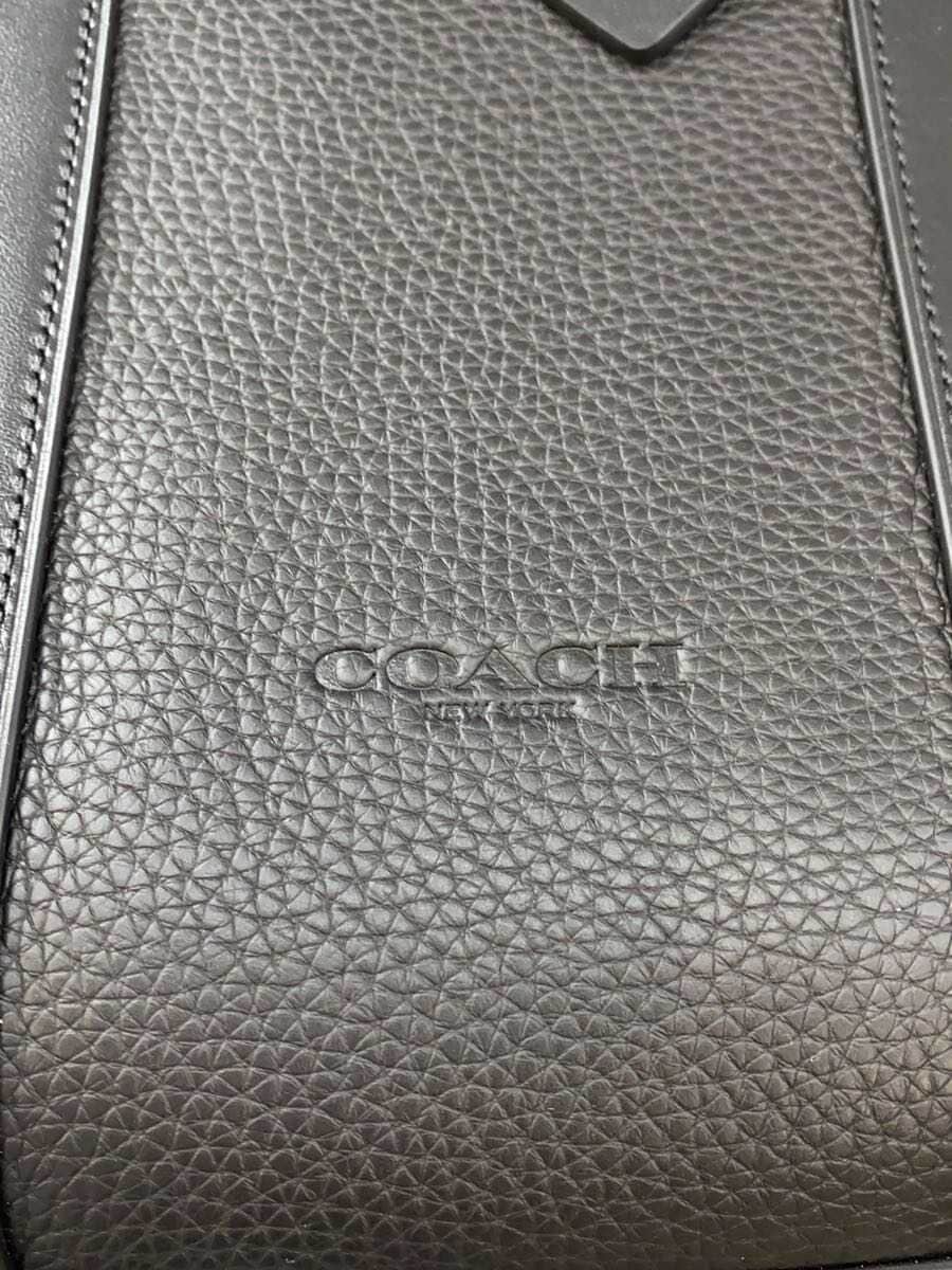 COACH Briefcase Leather BLK C5318 5
