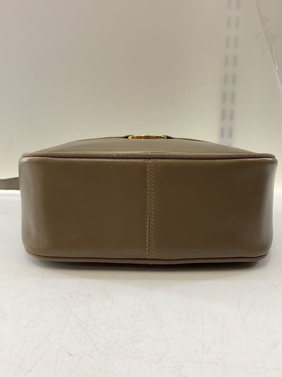 Salvatore Ferragamo Shoulder Bag Leather BEG 4