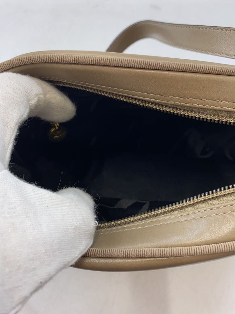 Salvatore Ferragamo Shoulder Bag Leather BEG 6