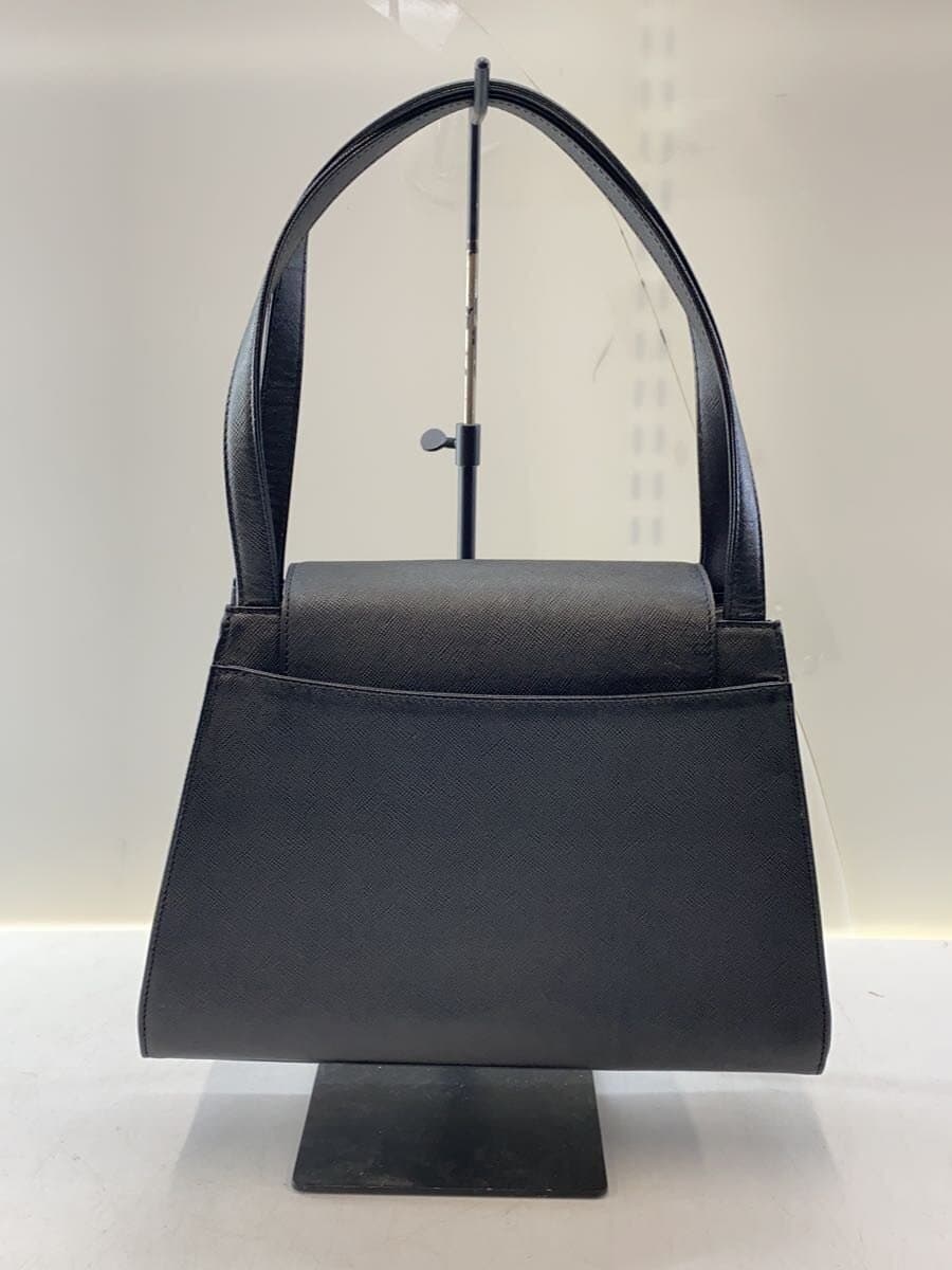 GIVENCHY Turnlock Handbag Cowhide Black 3