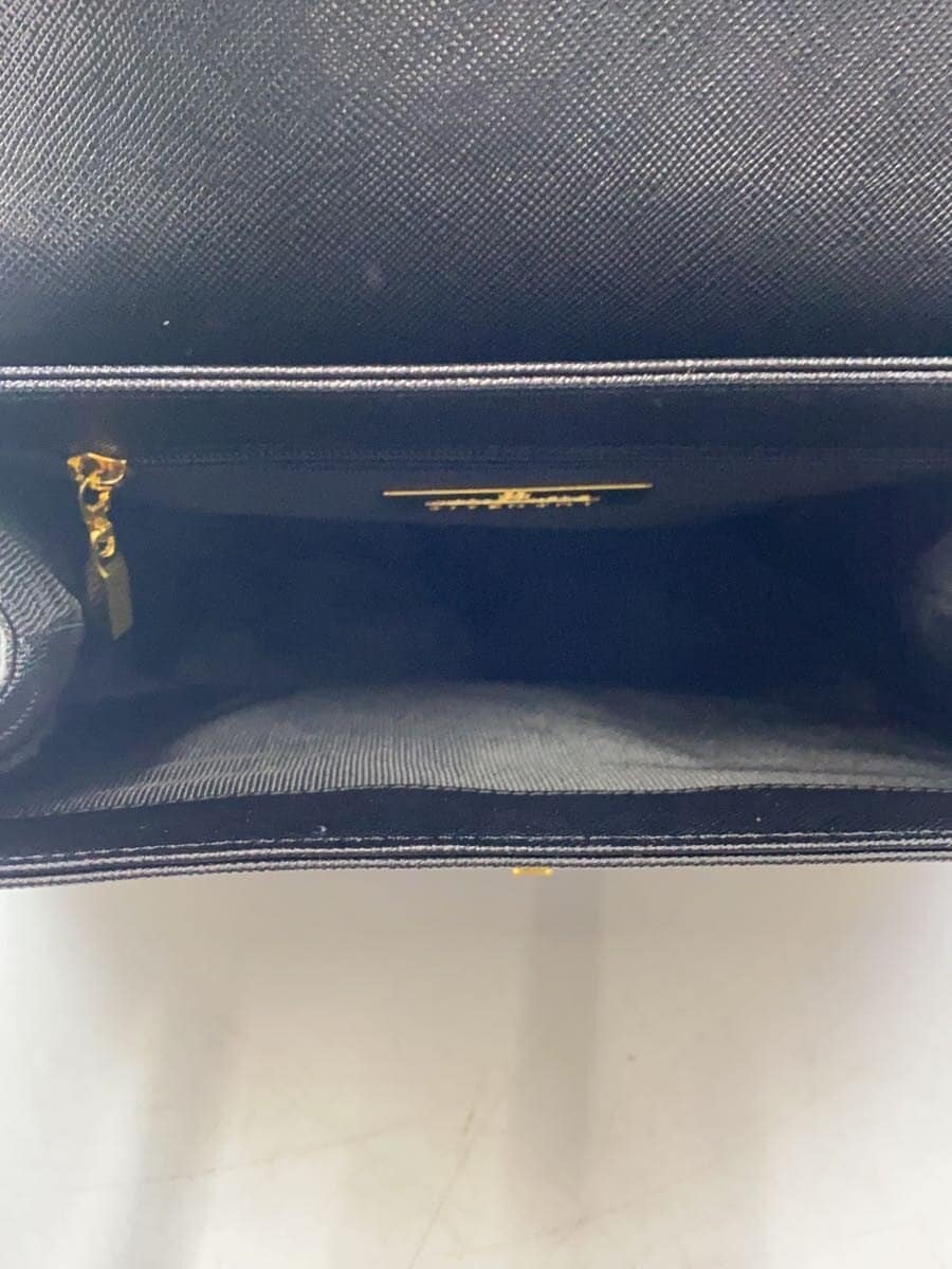 GIVENCHY Turnlock Handbag Cowhide Black 6