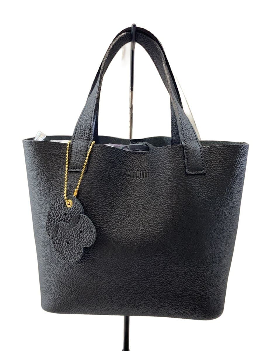 ch!iii Pellinger Tote Bag Leather BLK