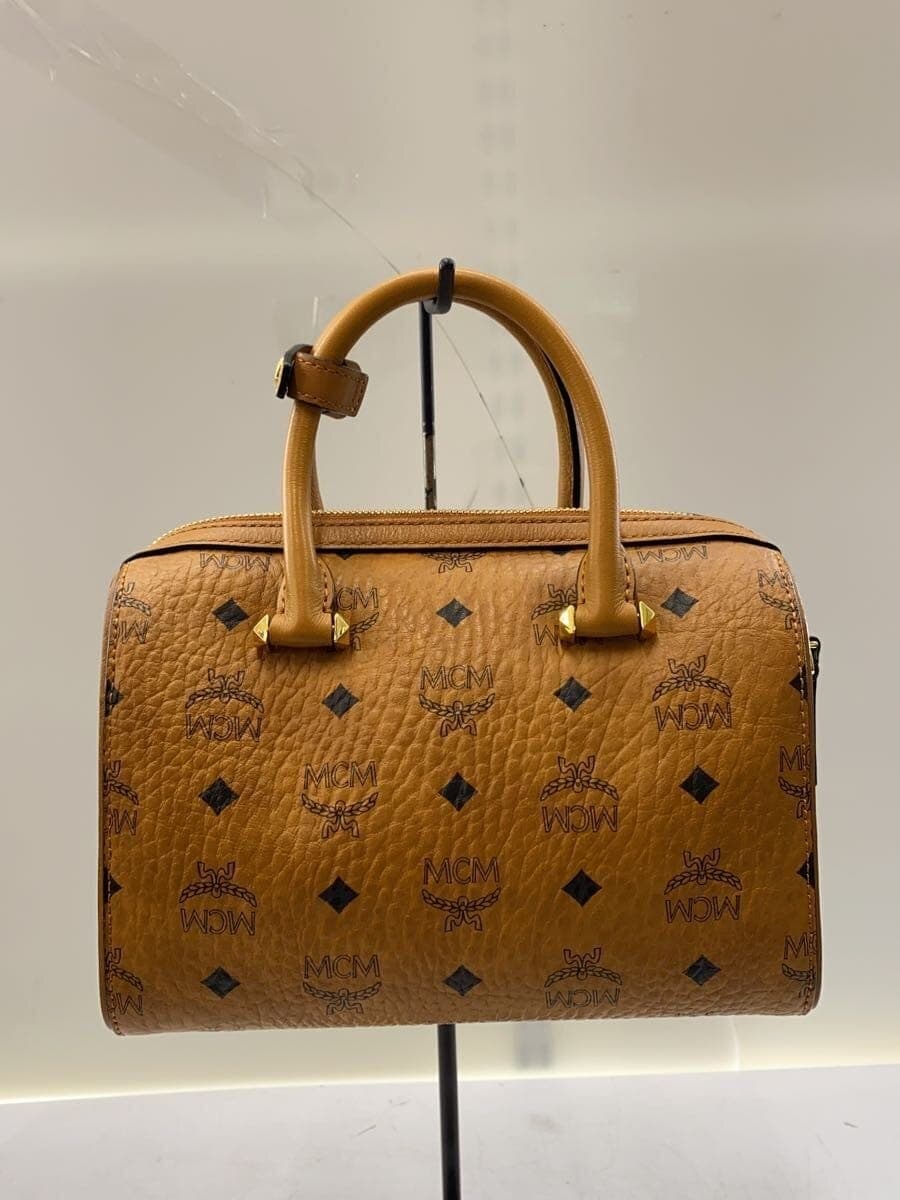 MCM Visetos Essential Boston Bag Leather 5559D 3