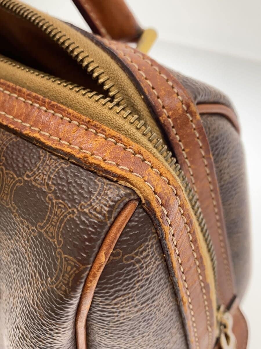 CELINE Boston Bag BRW All Over Pattern 7