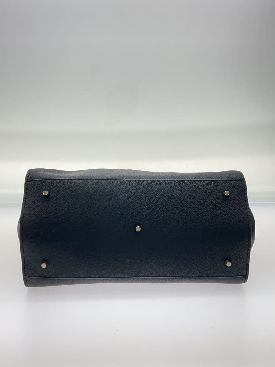 JISTORYSID Belted Boston Bag Side Belt Boston Bag Tote Bag Leather BLK 4