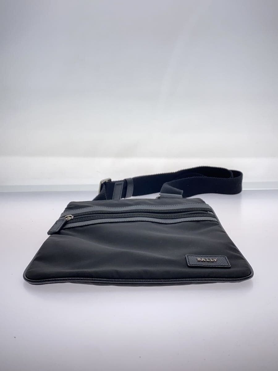 BALLY shoulder bag polyester black plain 4