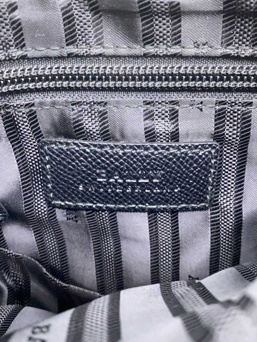 BALLY shoulder bag polyester black plain 5