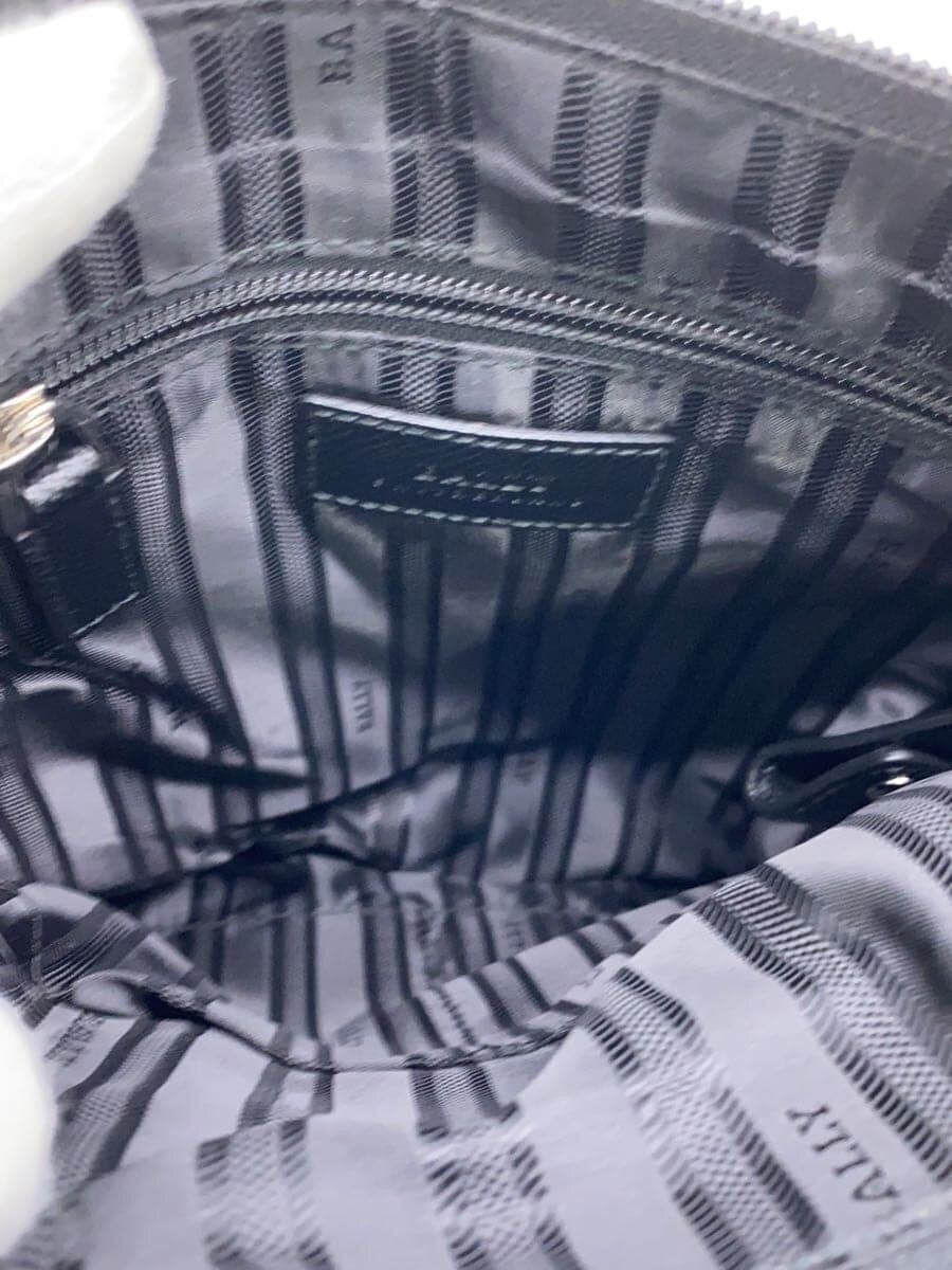 BALLY shoulder bag polyester black plain 6