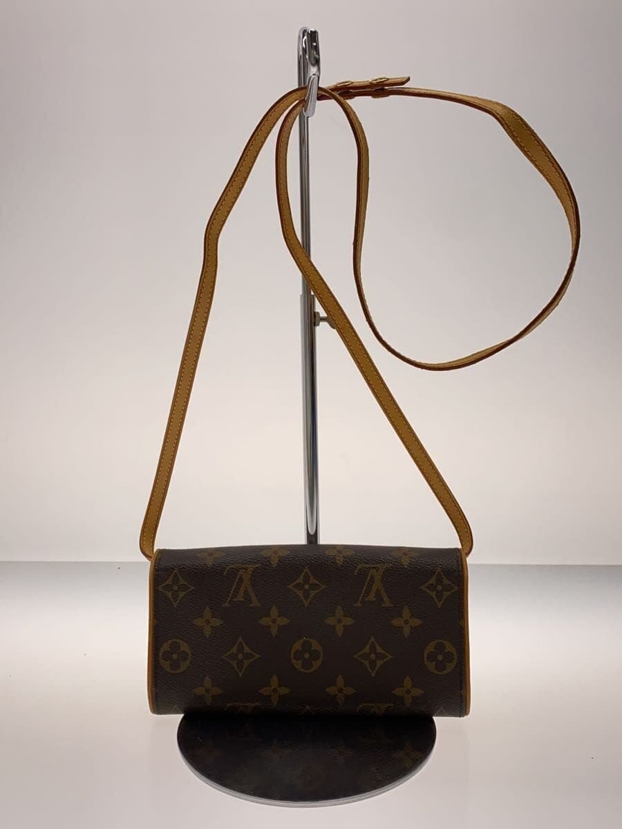 LOUIS VUITTON Pochette Twin GM_Monogram Canvas PVC BRW 3