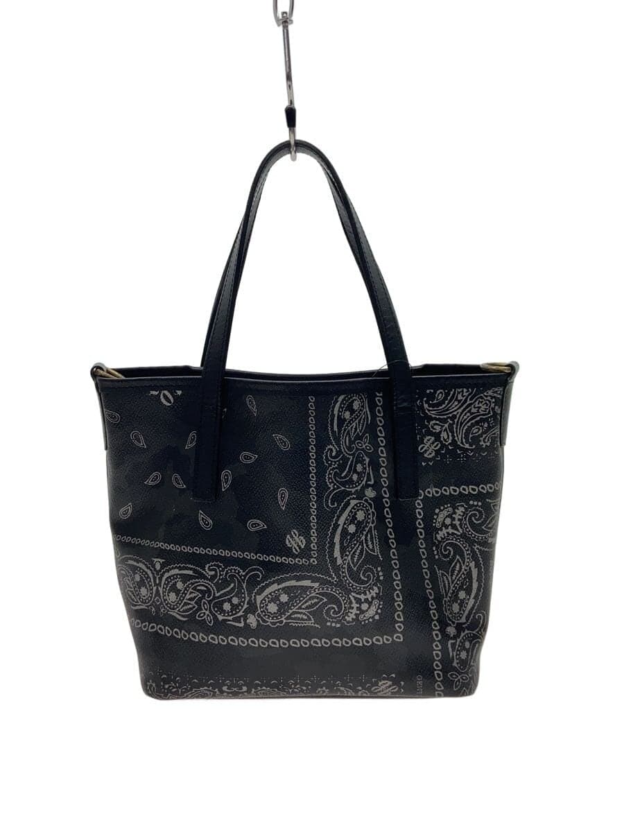 Gentil Bandit Tote Bag Leather Black All-over Pattern