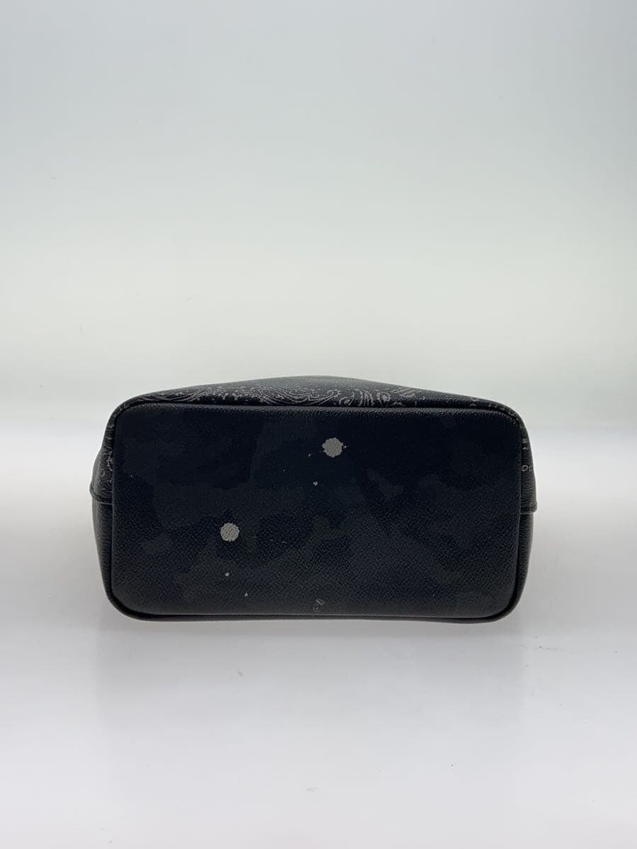 Gentil Bandit Tote Bag Leather Black All-over Pattern 4