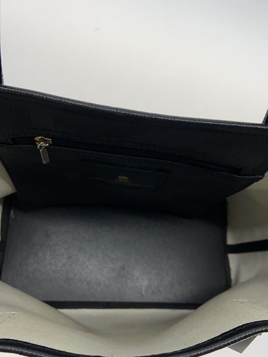 Gentil Bandit Tote Bag Leather Black All-over Pattern 6