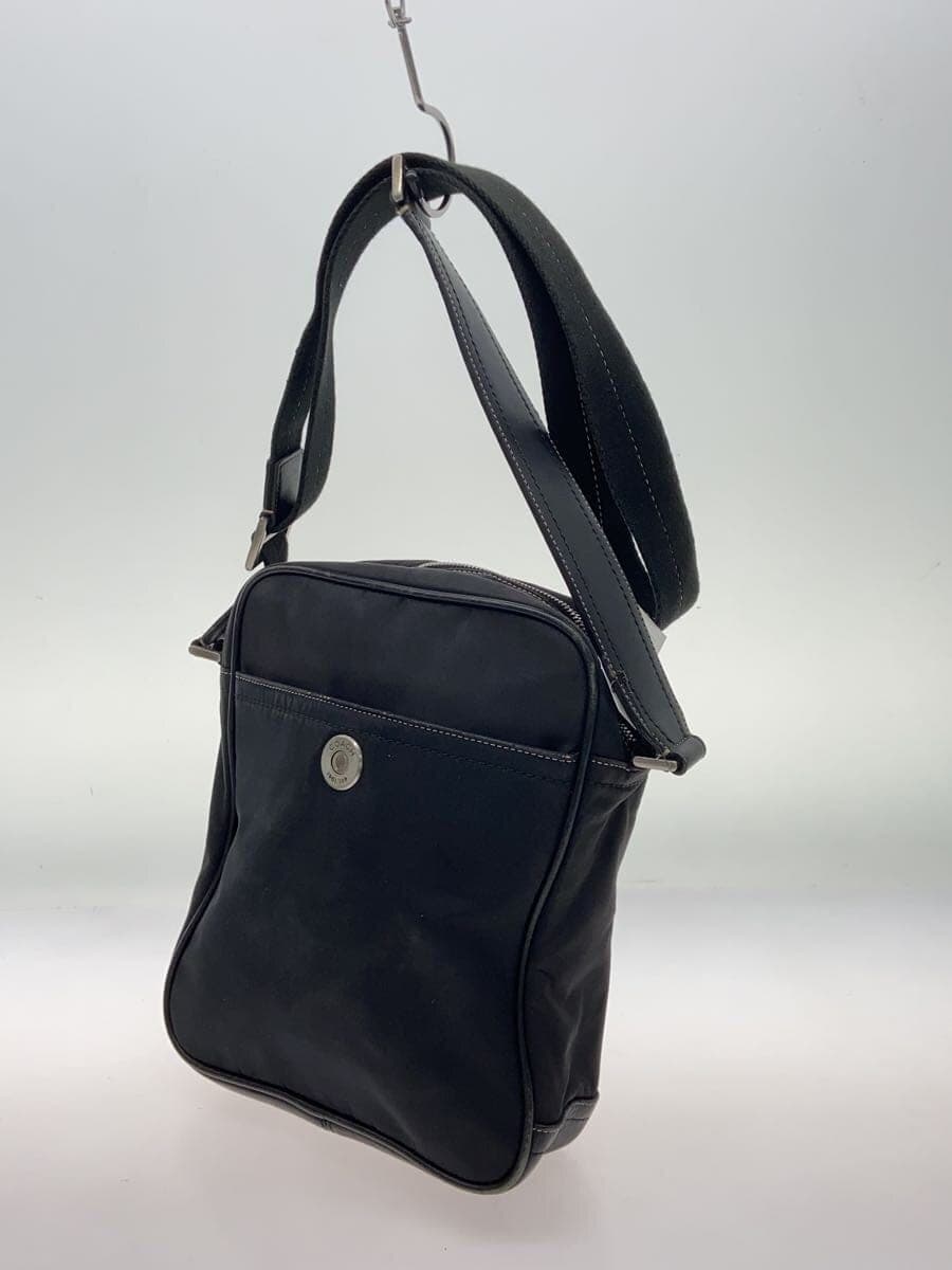 COACH Nylon Box Shoulder Bag Nylon BLK F1082-F70016 2