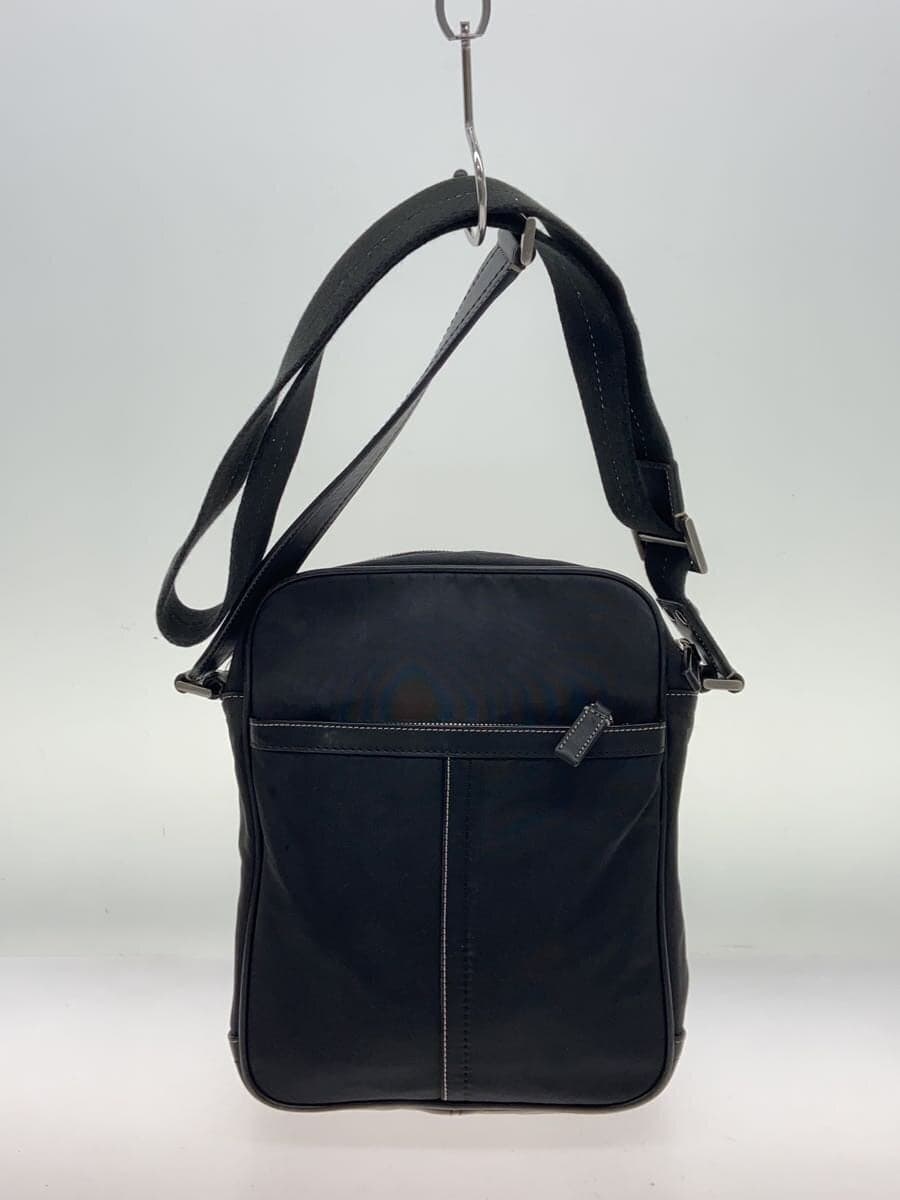 COACH Nylon Box Shoulder Bag Nylon BLK F1082-F70016 3