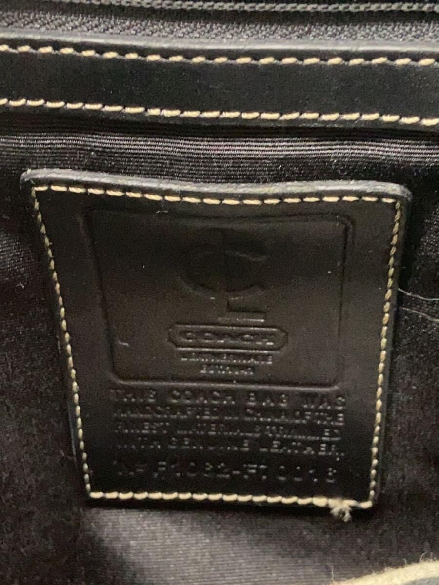 COACH Nylon Box Shoulder Bag Nylon BLK F1082-F70016 5