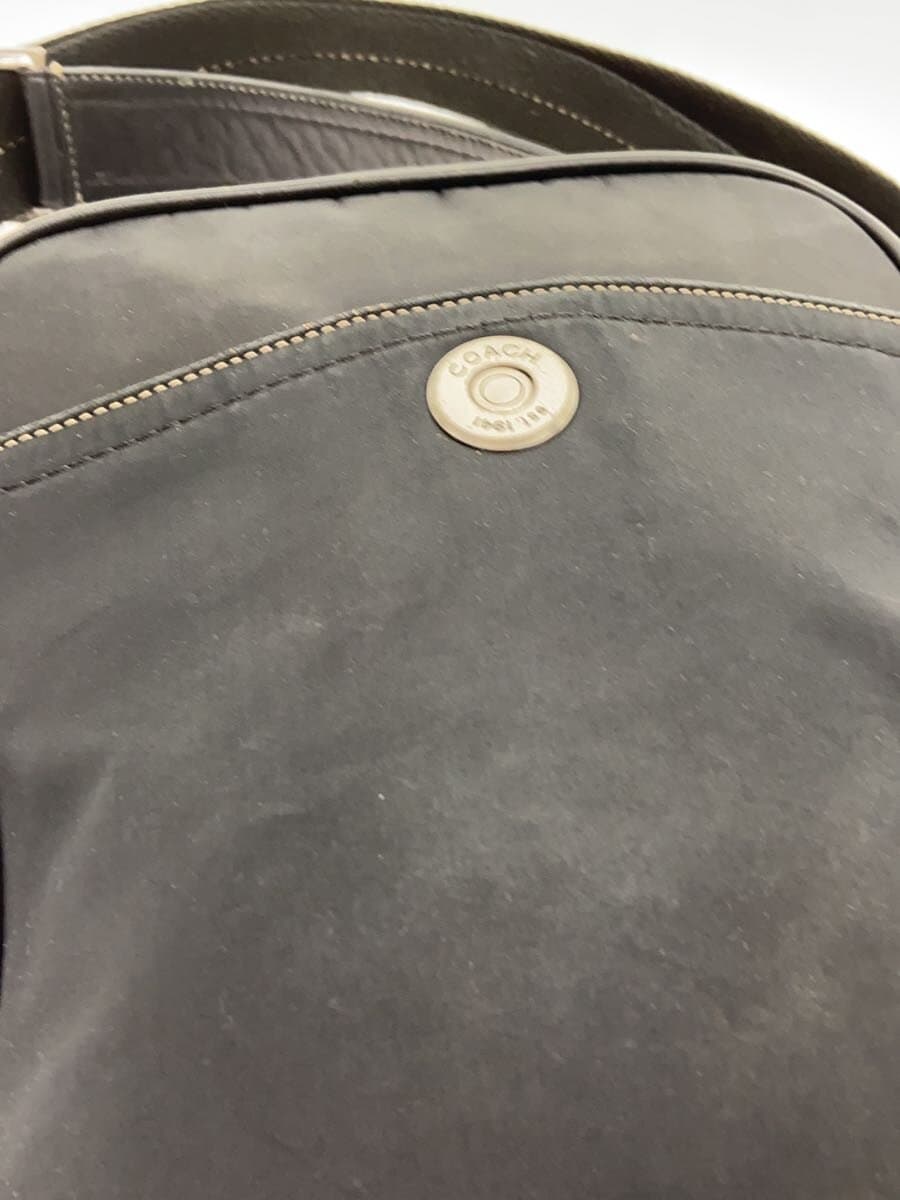 COACH Nylon Box Shoulder Bag Nylon BLK F1082-F70016 8