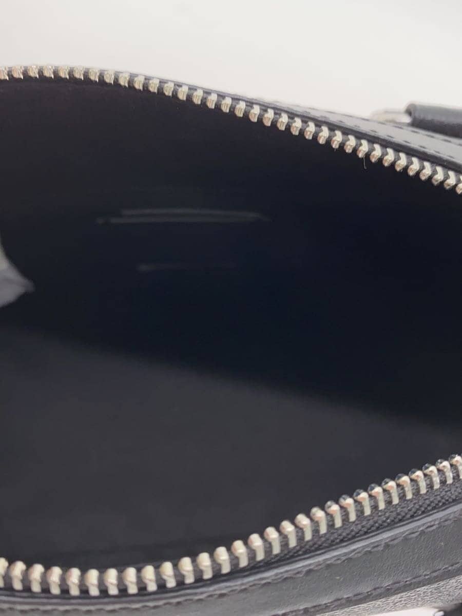 COACH Rowan Satchel Signature Dark Brown Leather Leather BLK Allover Pattern 6