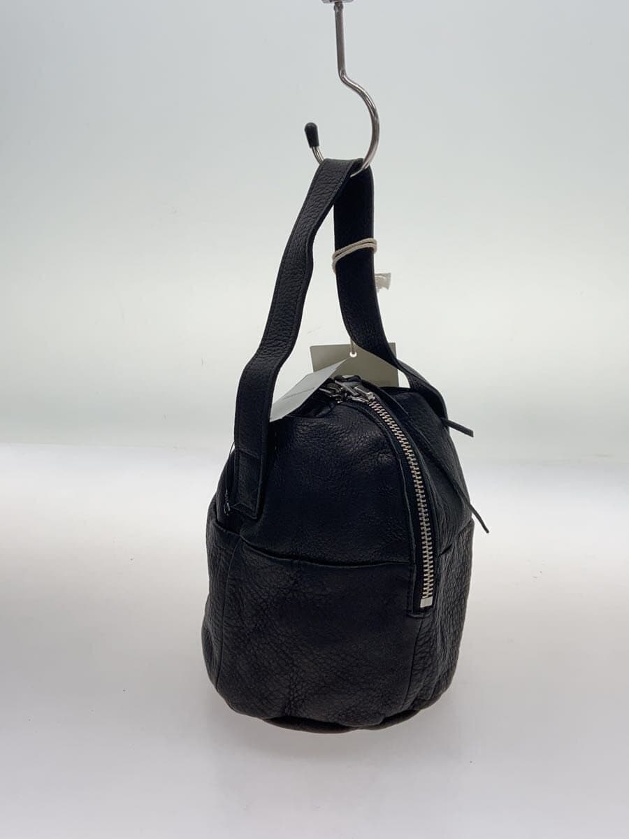 MYTHINKSMY MINI DUFFLE BAG COW SMALL Mini Duffle Handbag Cow Leather BLK 2