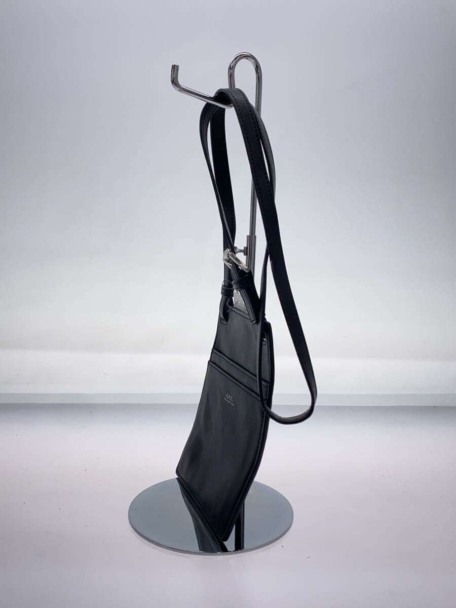 A.P.C. NINO Shoulder Bag Faux Leather BLK 2
