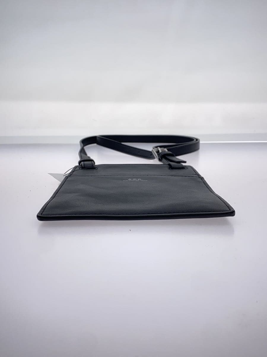 A.P.C. NINO Shoulder Bag Faux Leather BLK 4
