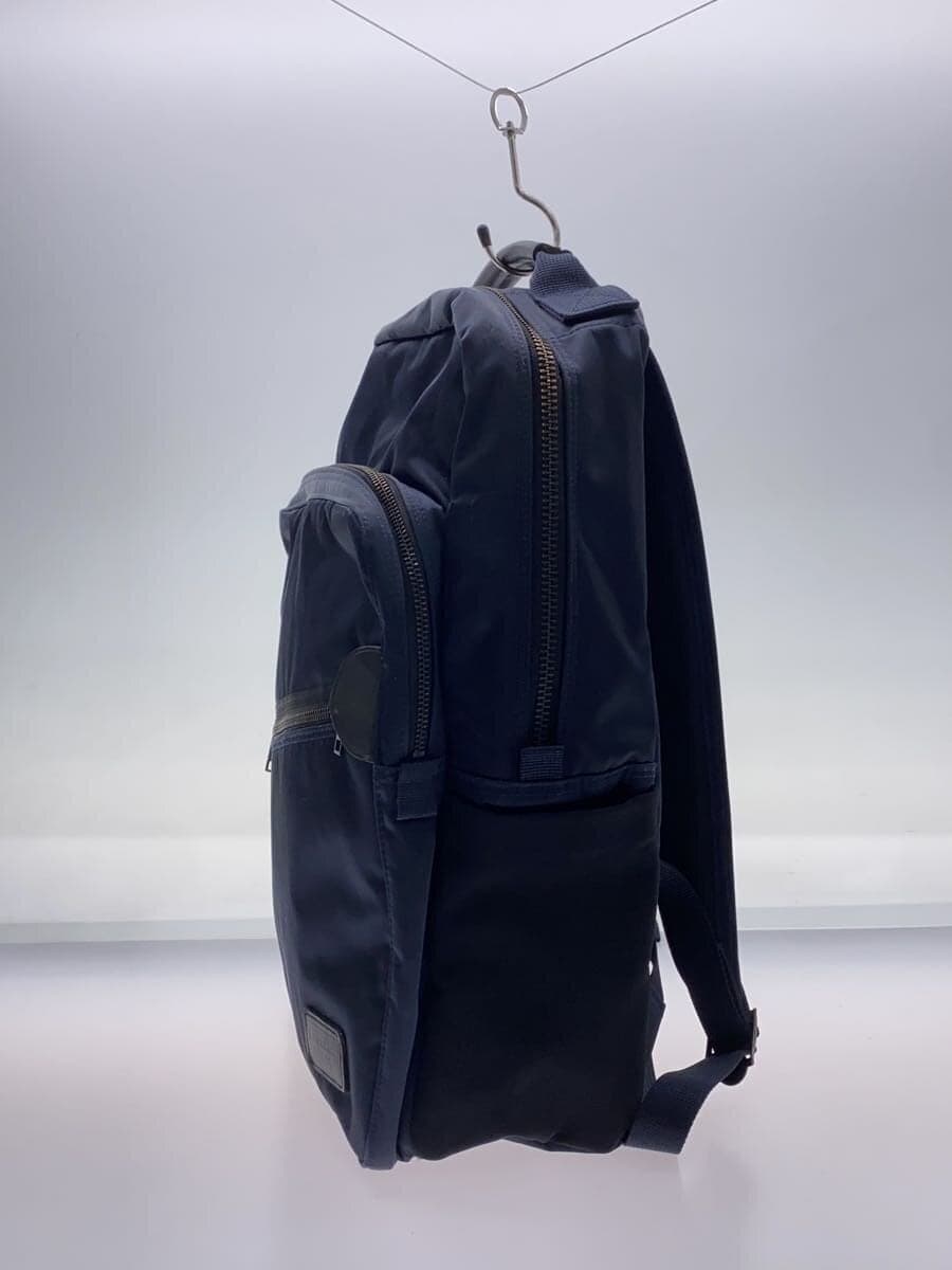 LUGGAGE LABEL Business Backpack Rucksack Nylon Navy Plain 2
