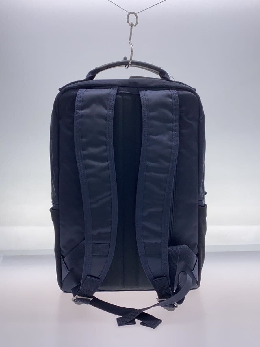 LUGGAGE LABEL Business Backpack Rucksack Nylon Navy Plain 3