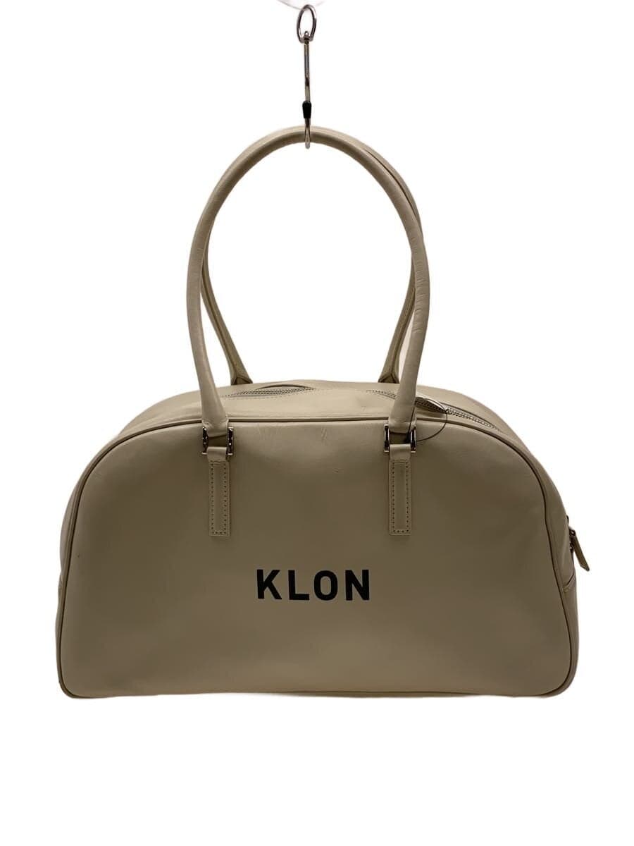 KLON Boston Bag Leather BEG