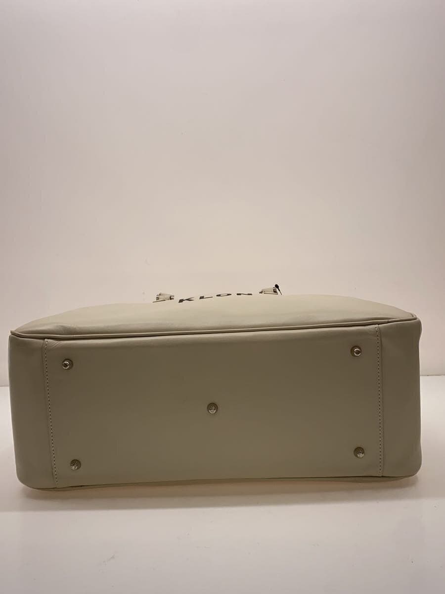 KLON Boston Bag Leather BEG 4